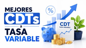 Mejores CDTs a tasa variable de Colombia