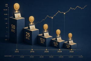 Próximo halving de Bitcoin 2028, calendario y fecha estimada