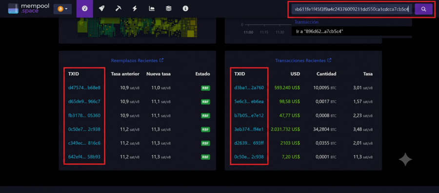 mempool.space es hoy el estándar técnico de referencia para auditar la red de Bitcoin