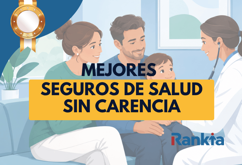 Familia joven recibiendo atención médica inmediata en una consulta privada moderna con una doctora atendiendo a un niño.