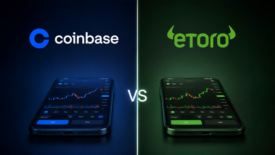 Comparativa entre eToro y Coinbase