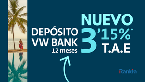 Volkswagen Bank eleva la rentabilidad de su depósito a 12 meses hasta el 3,15% TAE y refuerza su apuesta por el ahorro