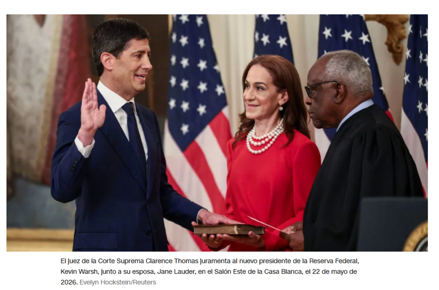 Kevin Warsh, nuevo presidente de la Reserva Federal desde mayo de 2026