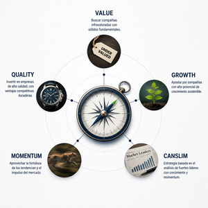 Estrategia de inversión Value, Growth, Quality, Momentum, CANSLIM… ¿y ahora qué hago con mi dinero?
