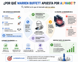 $GOOGL (Alphabet) es una de las mayores posiciones de Berkshire Hathaway