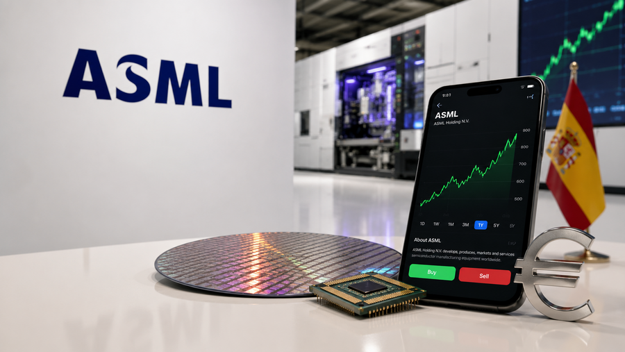 Comprar acciones de ASML desde España en 2026: cómo hacerlo