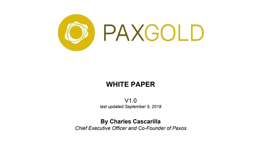PAXGOLD WHITE PAPER