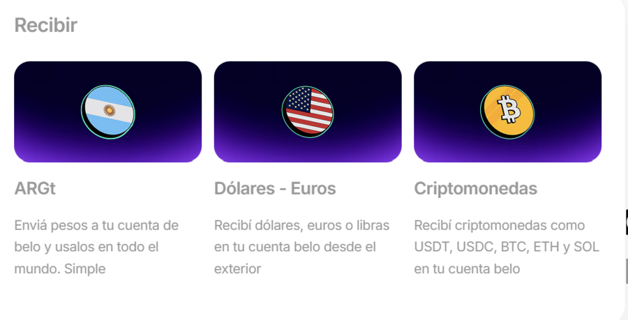 Recibir Dinero Belo