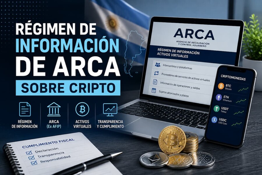 Régimen de información de ARCA sobre criptomonedas