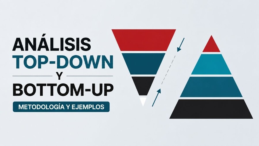 Análisis top-down y bottom-up: metodología y ejemplos