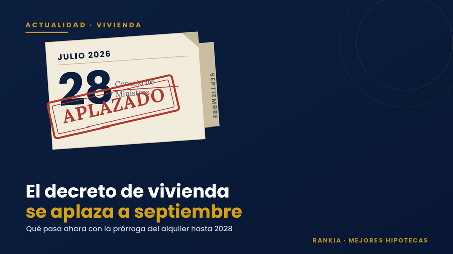 El decreto de vivienda y alquiler se frena a última hora: qué pasa ahora con la prórroga hasta 2028