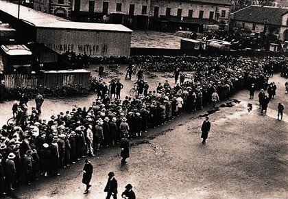 Las colas del hambre de Hannover
