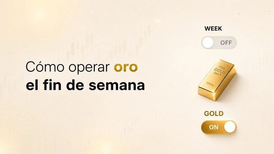 El oro nunca duerme: guía de cómo operar en fin de semana.