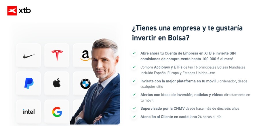 XTB cuenta empresa