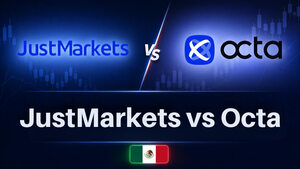 JustMarkets vs Octa: comparativa de condiciones y costos