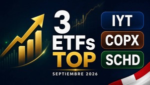Los 3 mejores ETFs para septiembre de 2026: IYT, COPX y SCHD