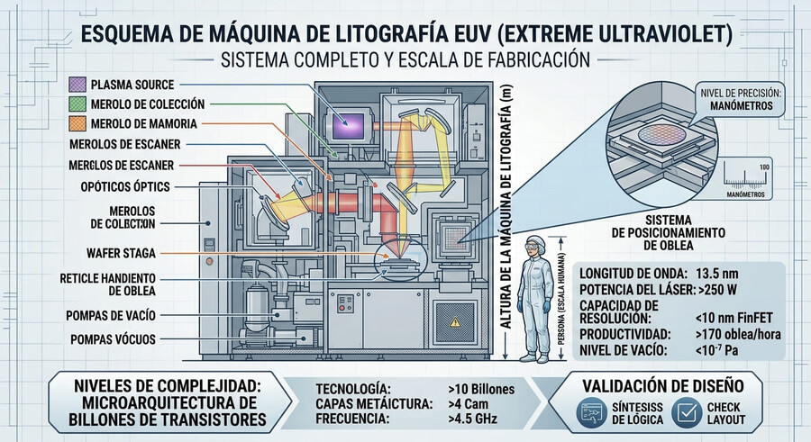 Cómo funciona una máquina de litografía