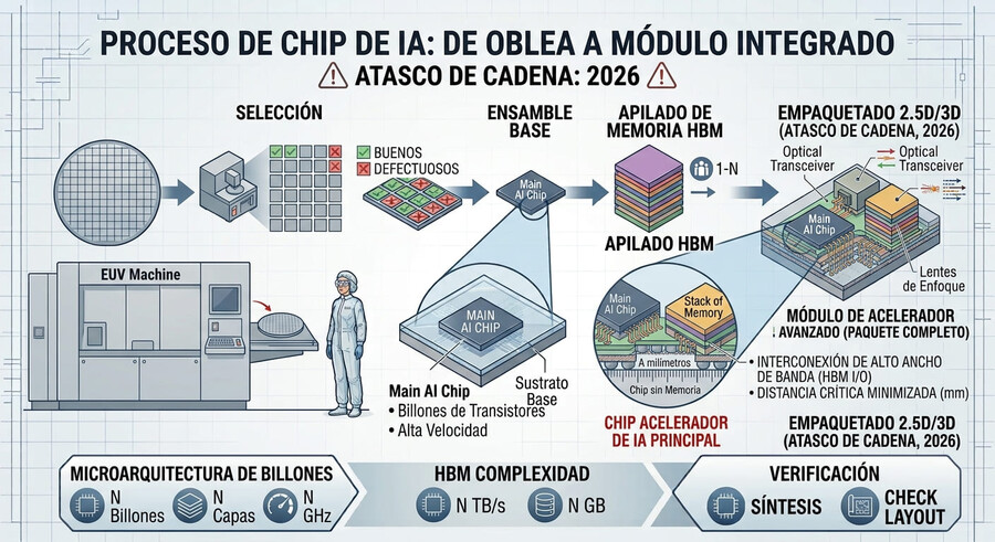 Las memorias el  cuello de botella de la IA en 2026