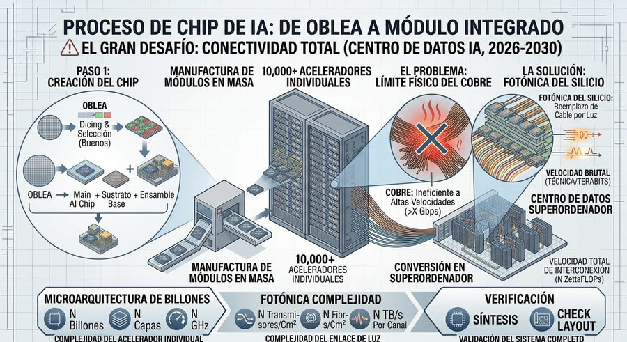 ¿Cómo funciona la fotónica del silicio?