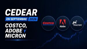 CEDEAR para invertir en septiembre 2026: Costco, Adobe y Micron.