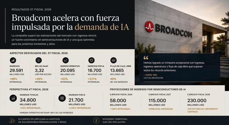 De NVIDIA a Broadcom: cómo funciona la cadena de valor de la inteligencia artificial