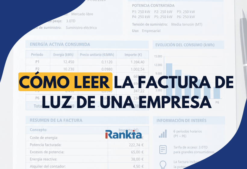 Factura de luz de una empresa: cómo leerla con un ejemplo 3.0TD