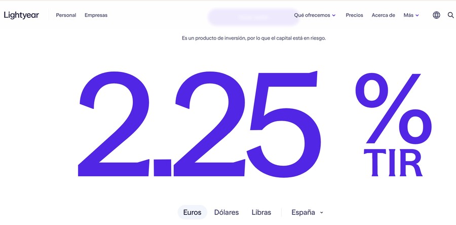 Esta es la cuenta de saldo remunerada de Lightyear