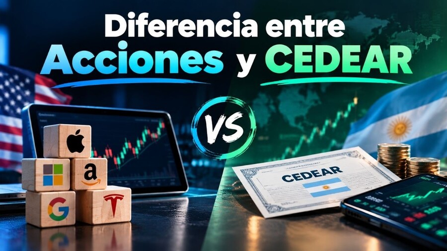 Diferencia entre ACCIONES y CEDEAR