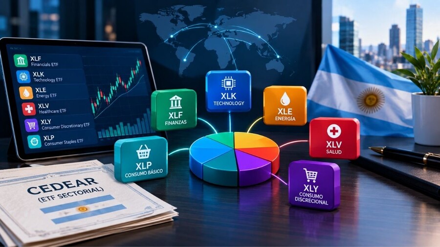 Estrategias de diversificación utilizando CEDEARs de ETFs sectoriales