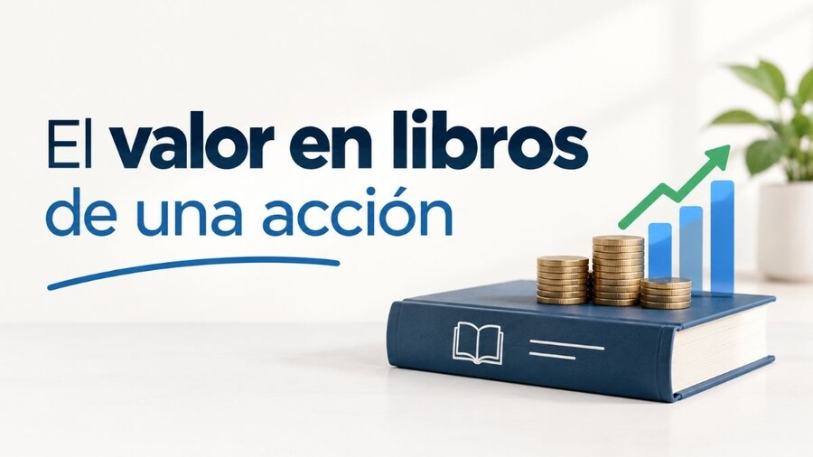 ¿Qué es el valor en libros de una acción?