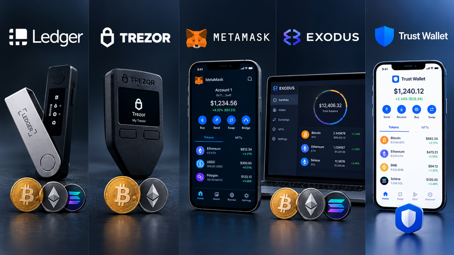 Las mejores wallets para guardar tus criptomonedas en 2026