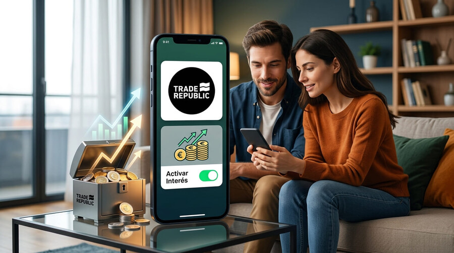 ¿Cómo activar el interés de Trade Republic? | Guía para nuevos y antiguos clientes (2026)