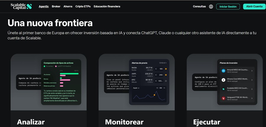 Desde Chat Gpt o Claude podrás gestionar tu cartera de valores en Scalable Capital