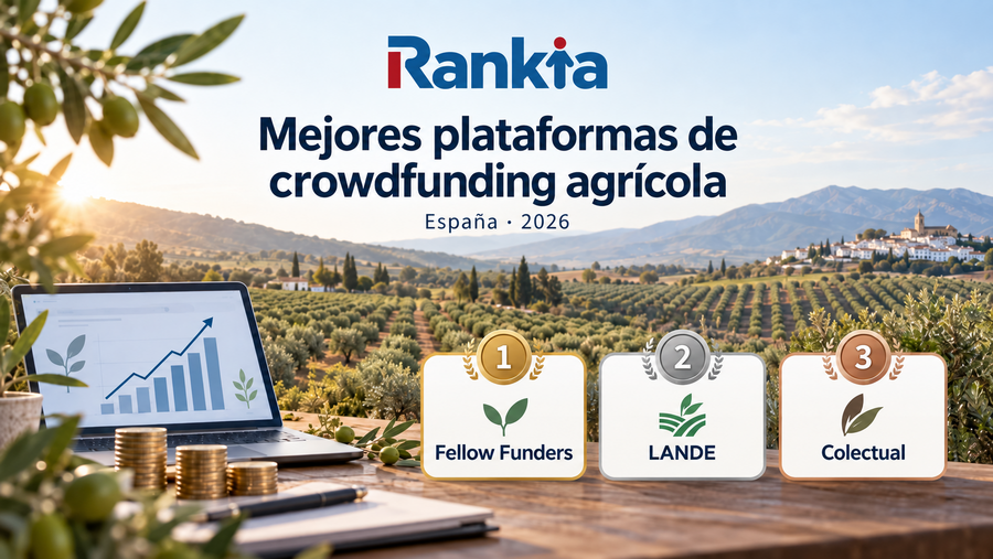 Comparativa de las mejores plataformas de crowdfunding agrícola en España en 2026, con Fellow Funders, LANDE y Colectual.