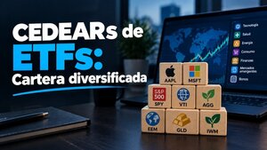 Cómo utilizar CEDEARs de ETFs para crear una cartera diversificada a bajo costo