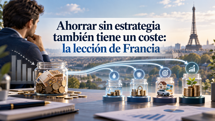Ahorrar sin estrategia también tiene un coste: la lección de Francia