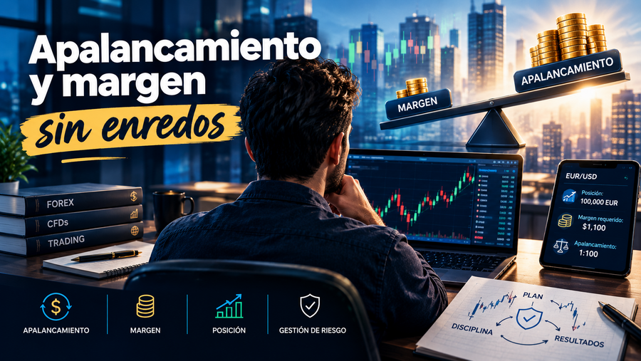 Forex y CFDs guía básica para empezar: apalancamiento y margen sin enredos