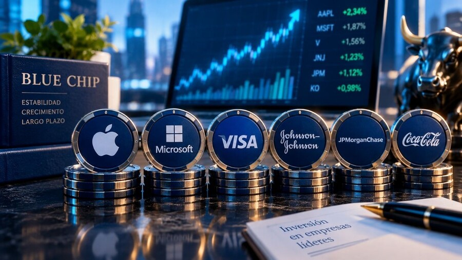 Blue chips: ¿qué son y cómo invertir en ellas?