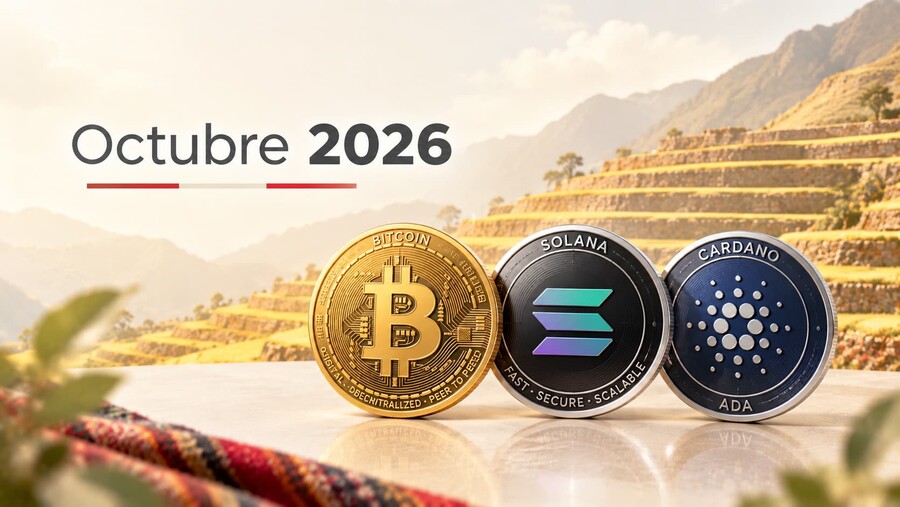 Bitcoin, Solana y Cardano: 3 criptomonedas para seguir en octubre de 2026
