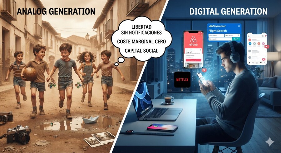 La última generación libre: Cuando el éxito era veranear en el pueblo y no aparentar en Airbnb