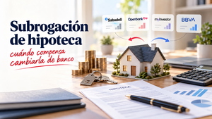 Ofertas de subrogación de hipoteca: Sabadell, Openbank y BBVA compiten por llevarse tu préstamo