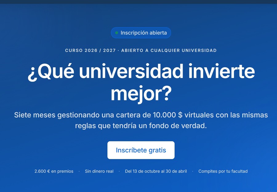 Desafío Universitario de Rankia, un juego de inversión para estudiantes