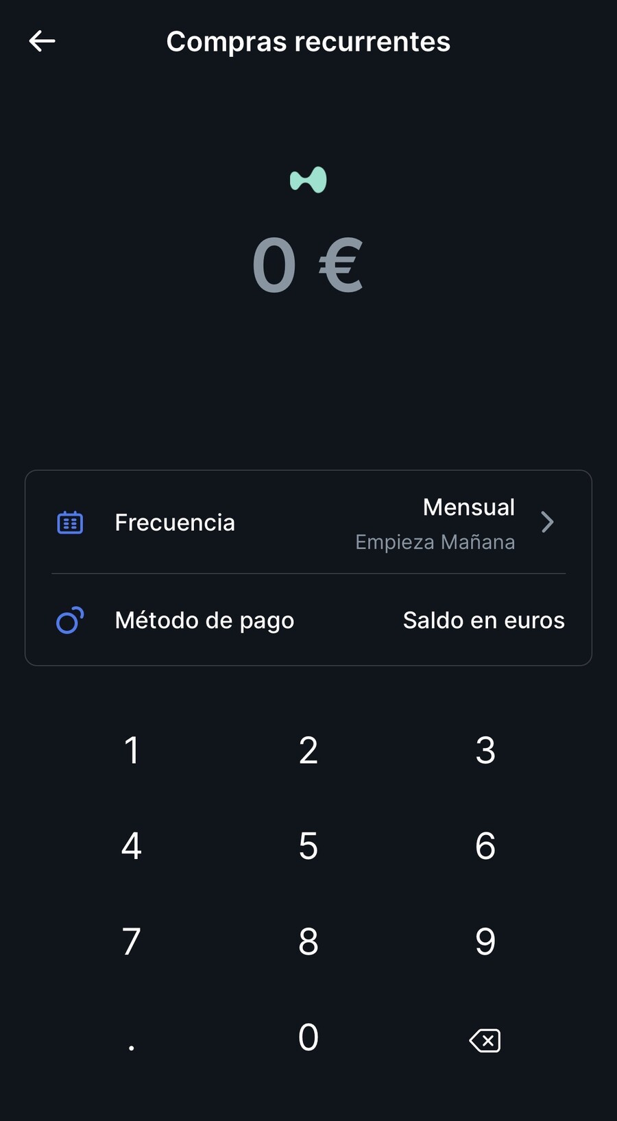 Compras recurrentes desde Bitvavo