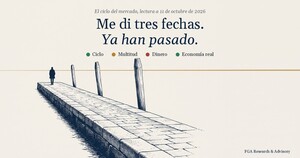 Me di tres fechas para cambiar de opinión y ya han pasado las tres. Lectura del ciclo a 11 de octubre de 2026