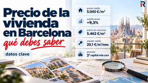 Precio de la vivienda en Barcelona: precio del metro cuadrado y evolución