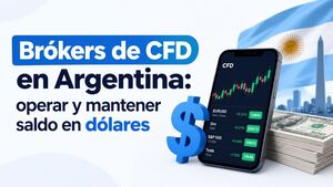 ¿Qué brókers de CFD permiten operar y mantener saldo en dólares desde Argentina?