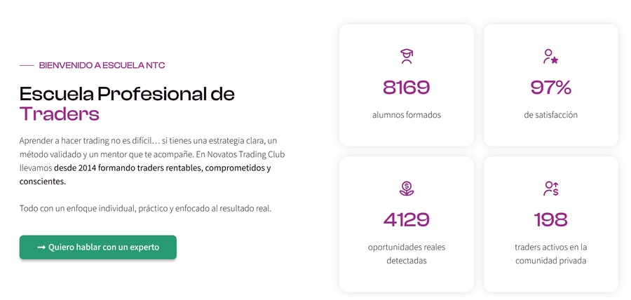 Novatos Trading Club: ¿Qué es la escuela de Uxío Fraga?