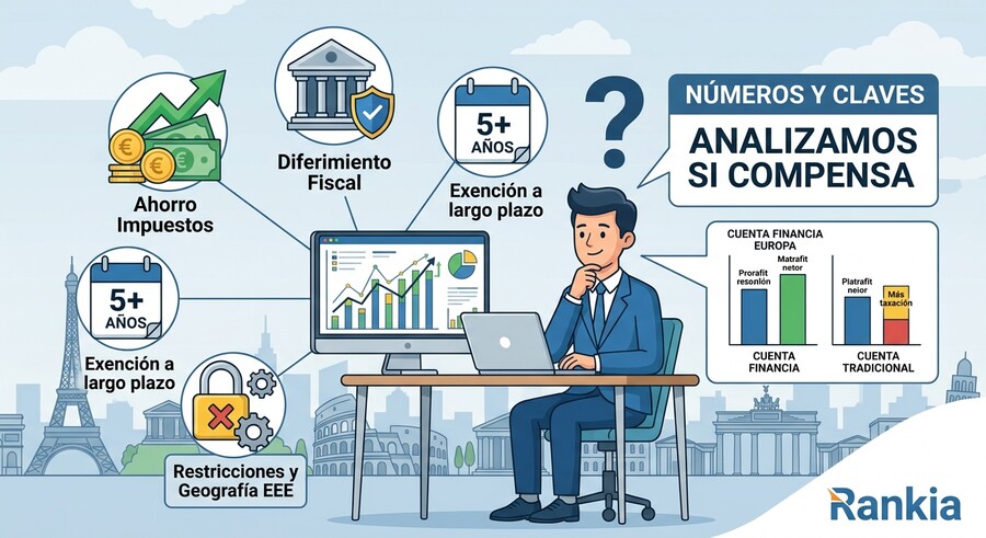💶 Cuenta Financia Europa: ¿cuánto puedes ahorrar en impuestos y qué tienes que sacrificar a cambio?