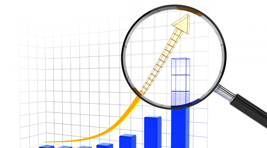 Ejemplo de tendencia ascendente del mercado