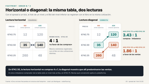 Cinco errores frecuentes en la lectura del footprint